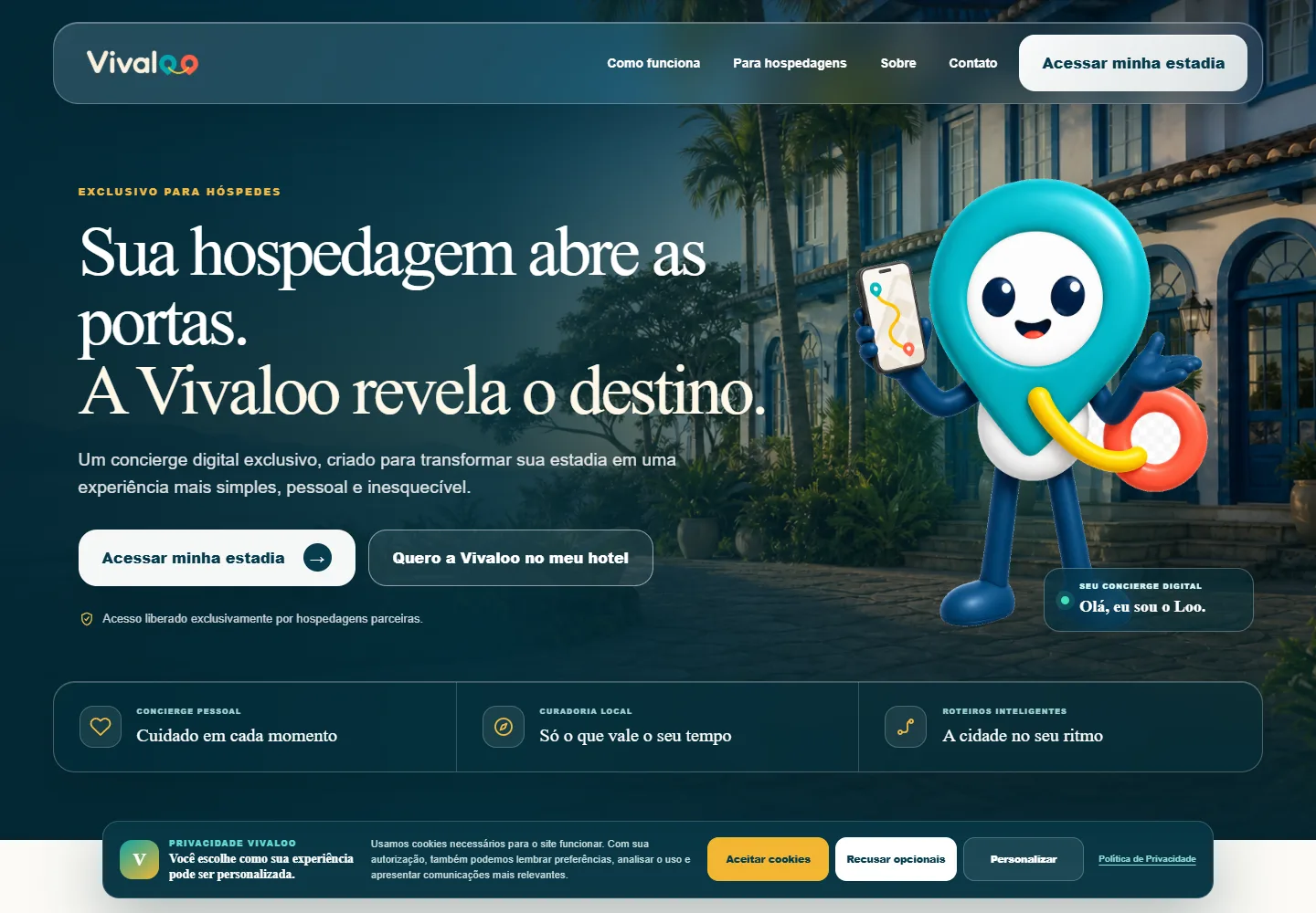 Captura real do site Vivaloo